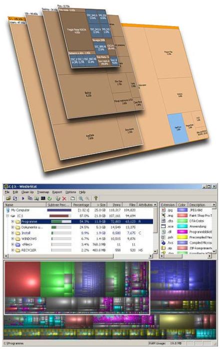 超好用的Windows磁盘空间分析工具：SpaceSniffer、WinDirStat, 10.9M