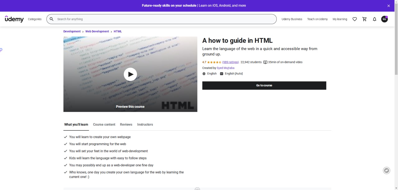 A how to guide in HTML
-GB